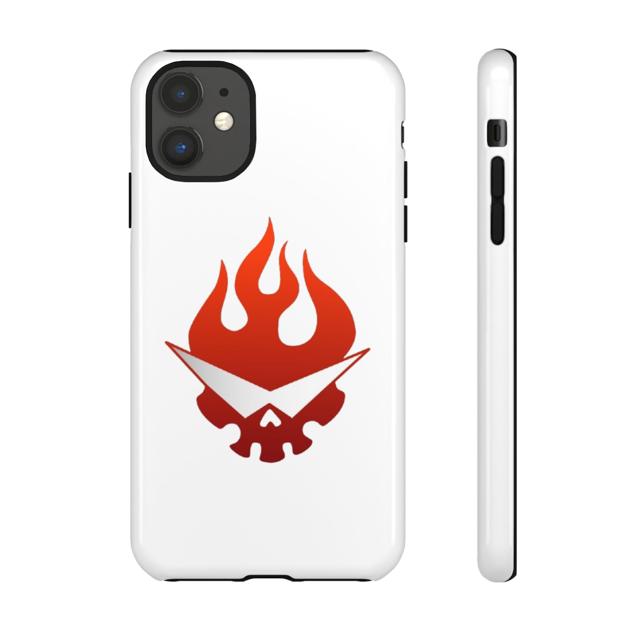 Bold Flame Phone Case, Tough Cases for Daily Protection, Stylish Accessories, Gift for Fire Lovers, Trendy Tech Gear