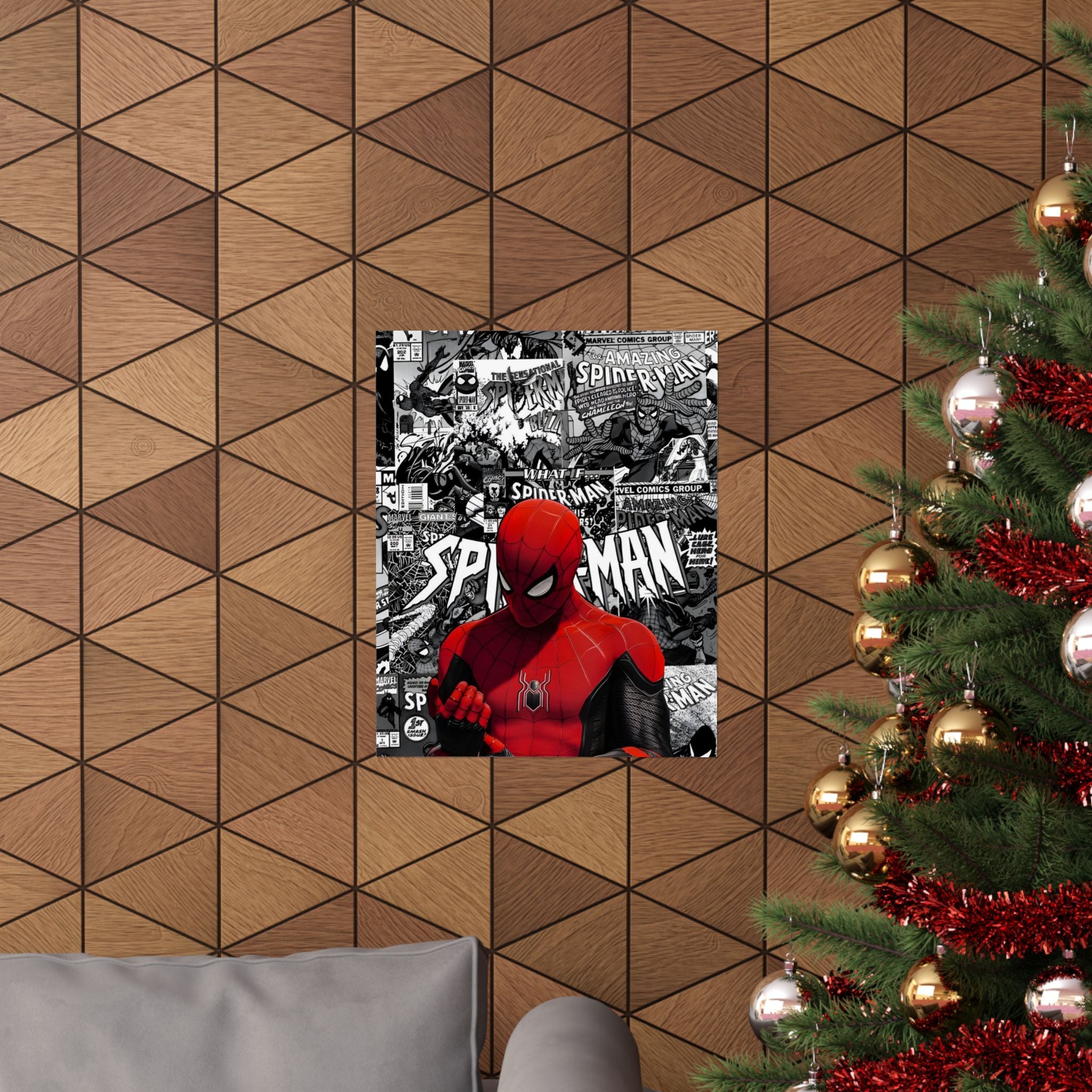 Spiderman Matte Vertical Posters | Comic Wall Art, Kids Room Decor, Superhero Print, Gift for Marvel Fans, Unique Home Decoration