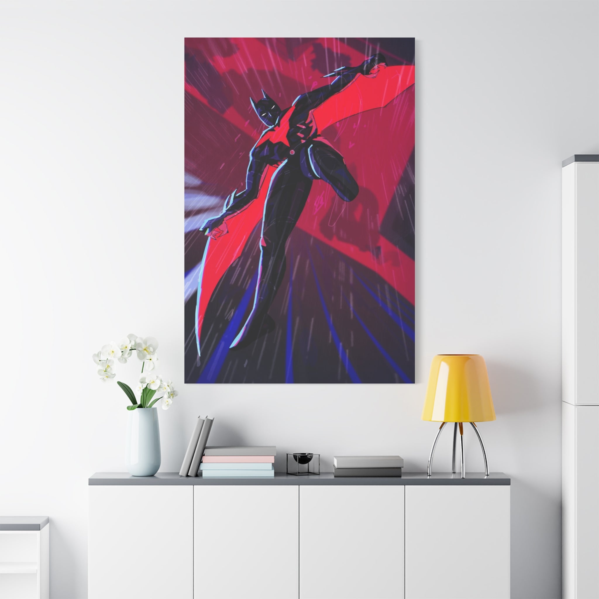 Stretched Canvas Art Print, Gothic Wall Decor, Perfect Gift for Art Lovers, Modern Bedroom Decor, Unique Home Wall Art, Gift for Her