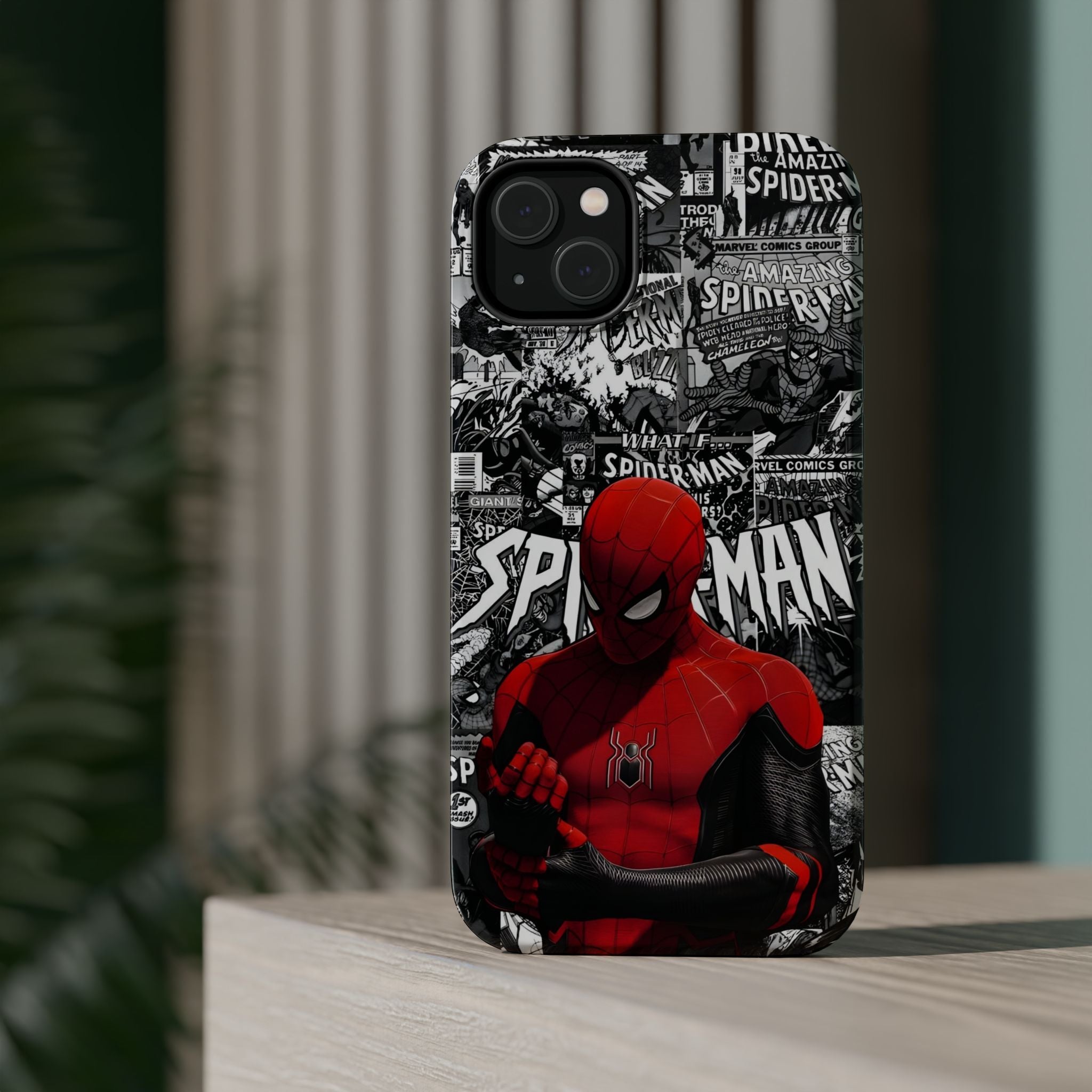 Spider-Man Magnetic Tough Case, Superhero Phone Cover, Gifts for Comic Book Fans, Durable Phone Protection, Kids and Adult Accessories