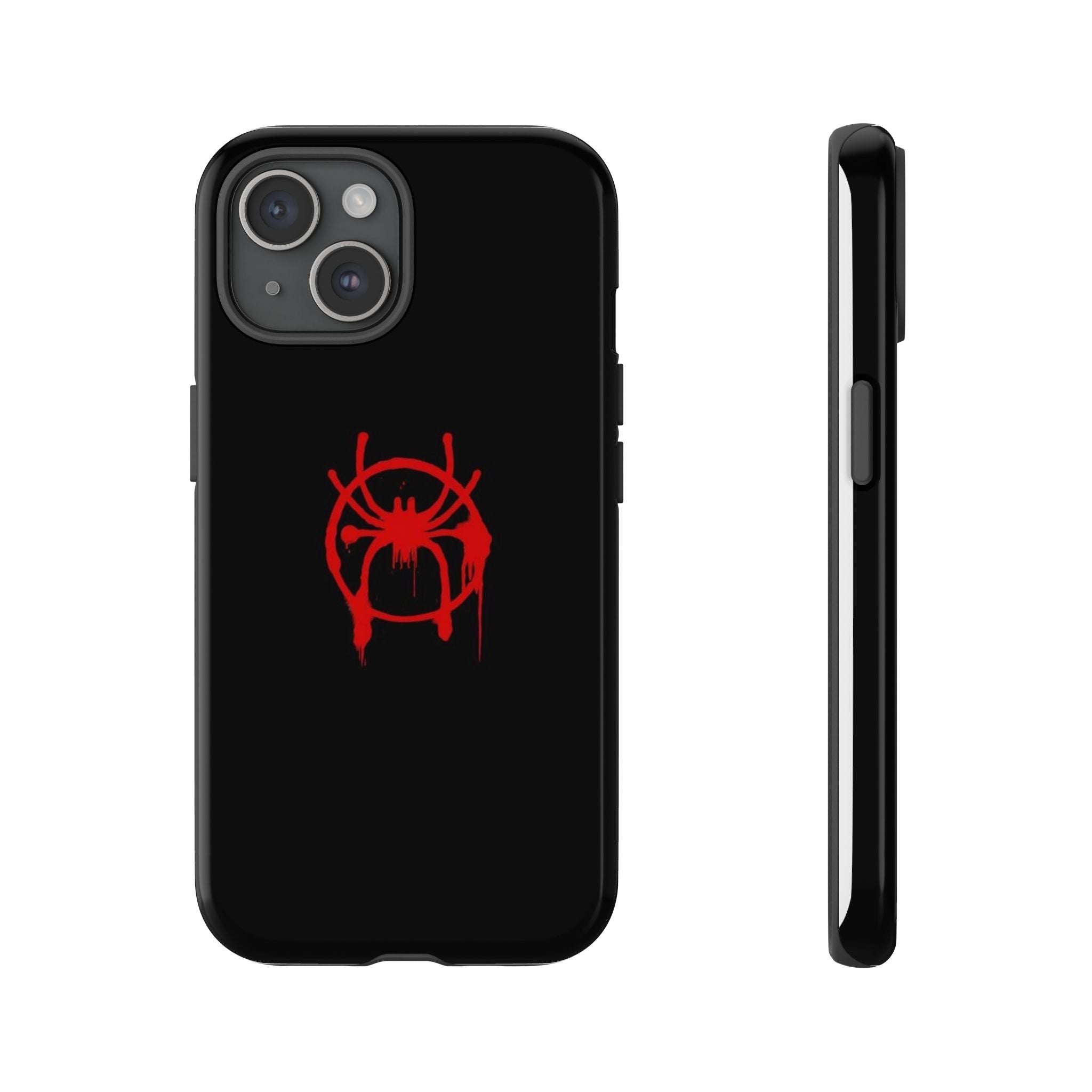 Red Spider Graphic Phone Case, Tough Phone Cover, Custom Mobile Protector, Stylish Gadget Accessory, Gift for Spider Fans
