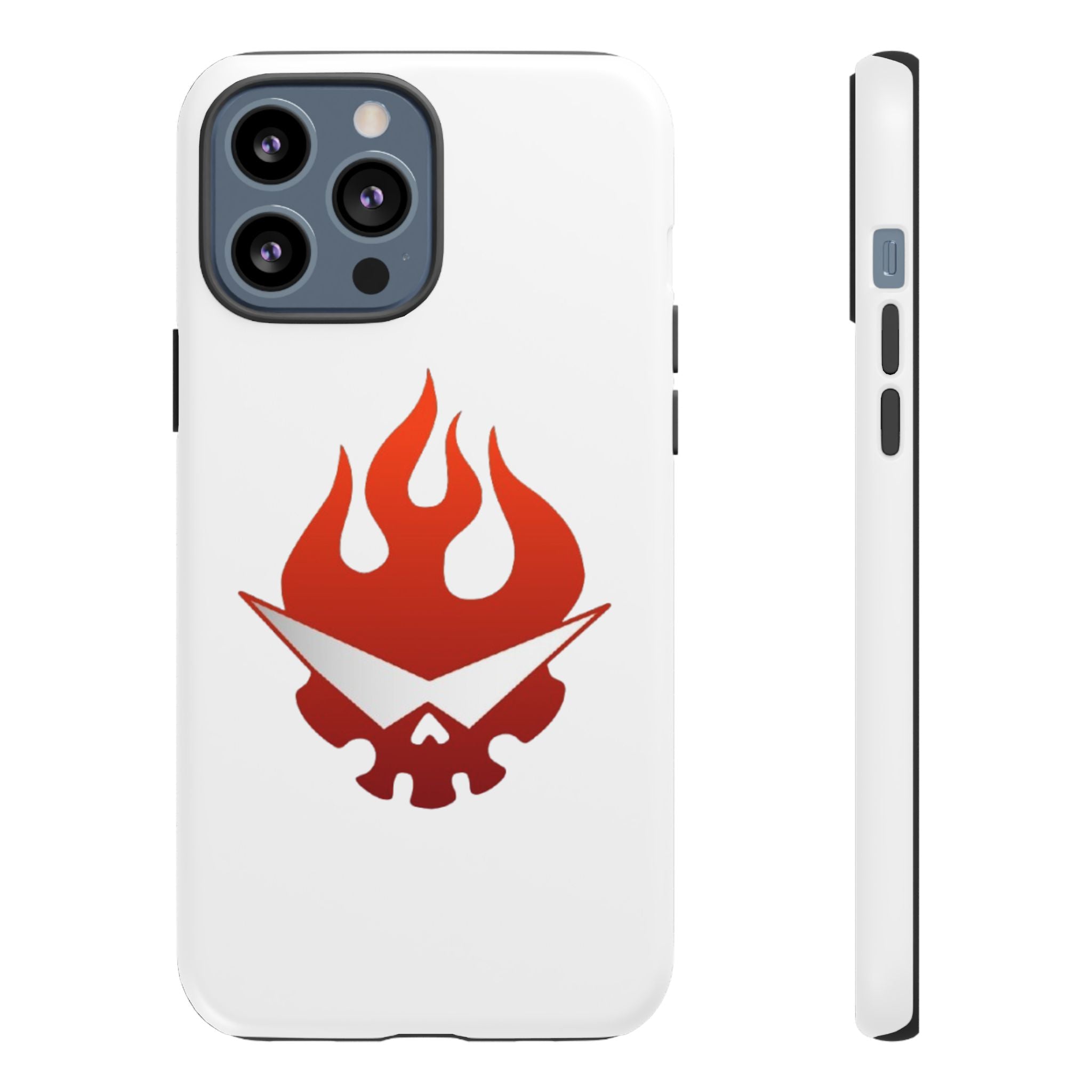 Bold Flame Phone Case, Tough Cases for Daily Protection, Stylish Accessories, Gift for Fire Lovers, Trendy Tech Gear