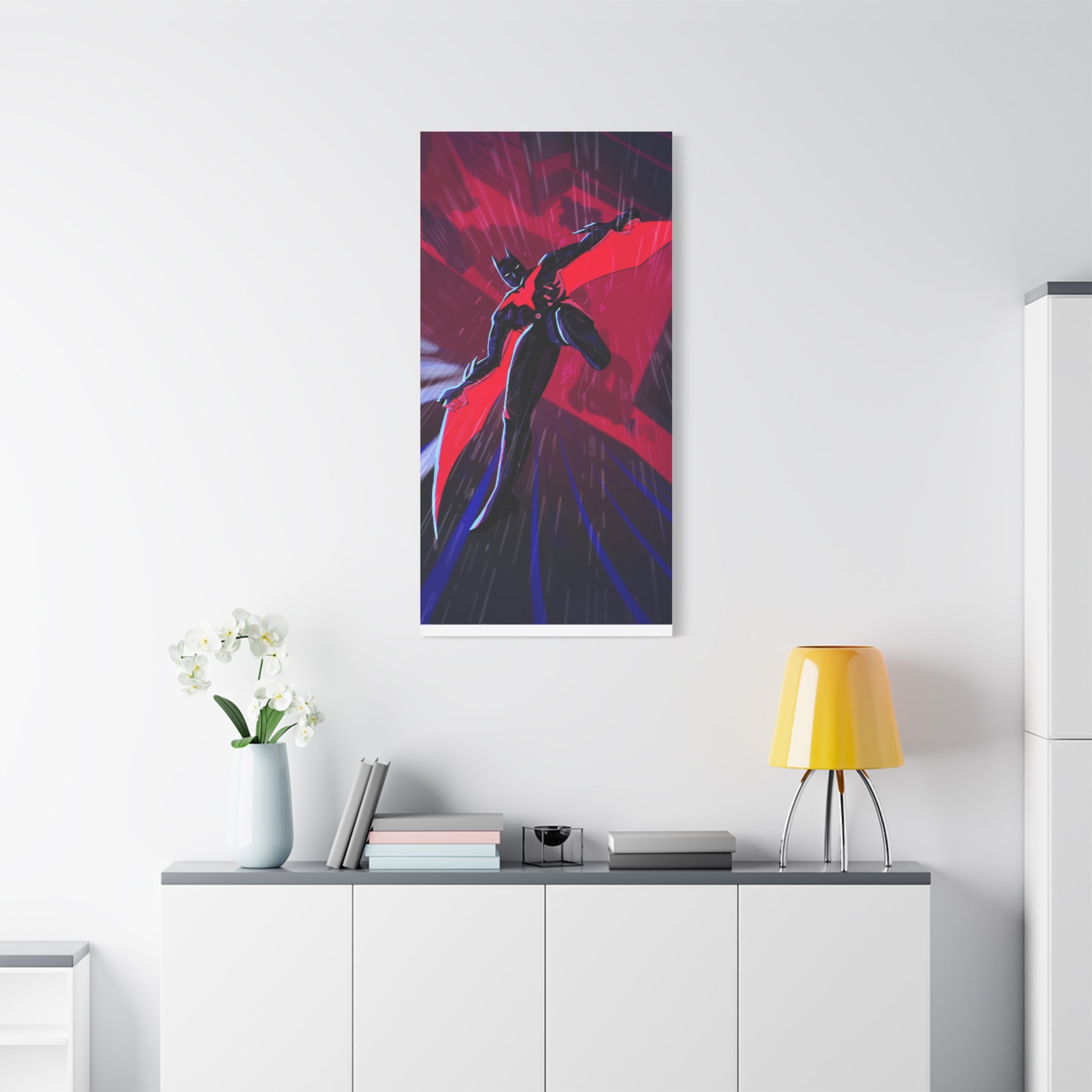 Stretched Canvas Art Print, Gothic Wall Decor, Perfect Gift for Art Lovers, Modern Bedroom Decor, Unique Home Wall Art, Gift for Her