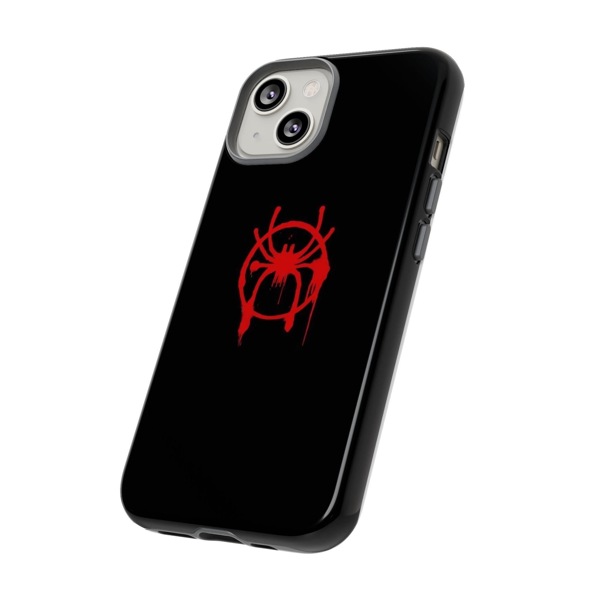 Red Spider Graphic Phone Case, Tough Phone Cover, Custom Mobile Protector, Stylish Gadget Accessory, Gift for Spider Fans