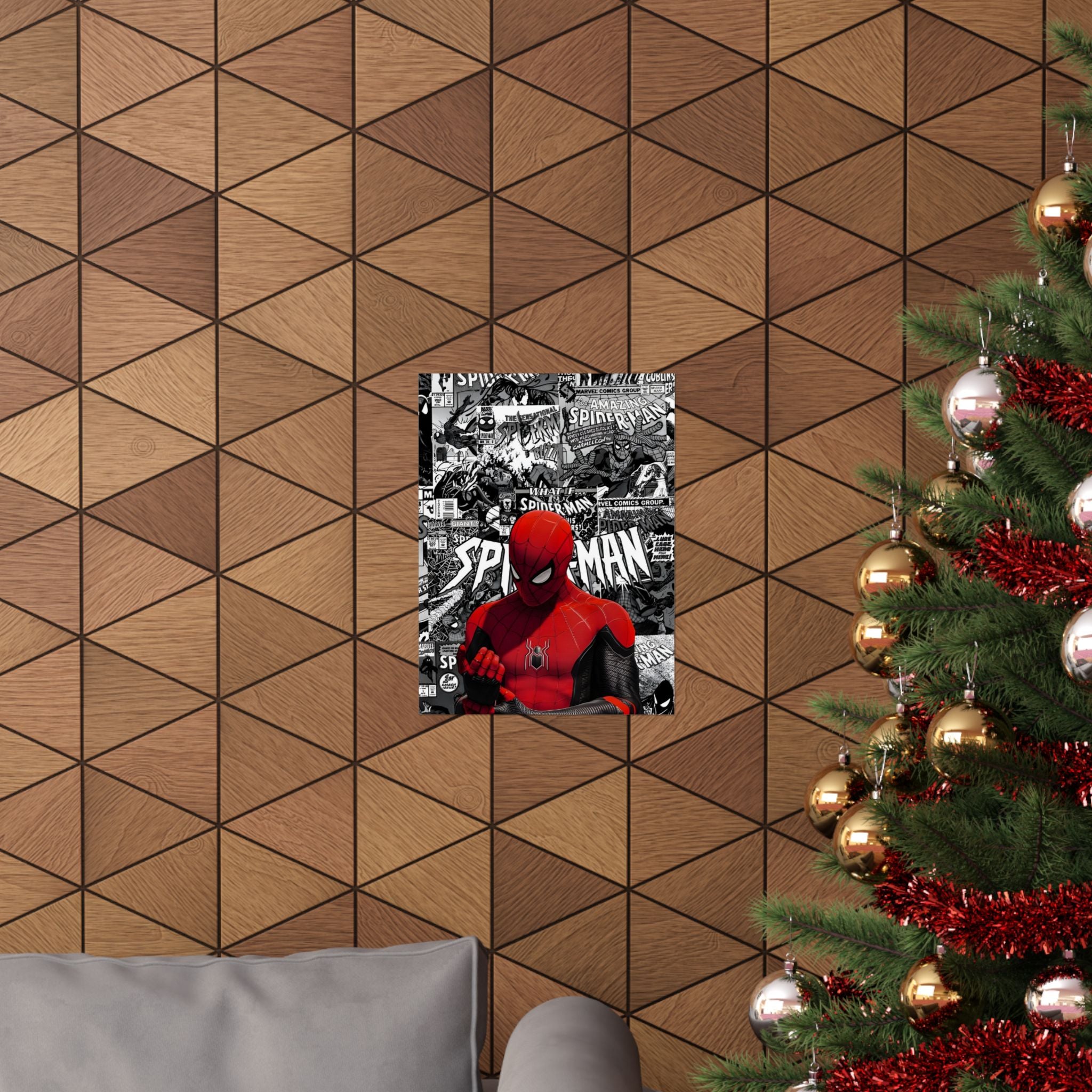 Spiderman Matte Vertical Posters | Comic Wall Art, Kids Room Decor, Superhero Print, Gift for Marvel Fans, Unique Home Decoration
