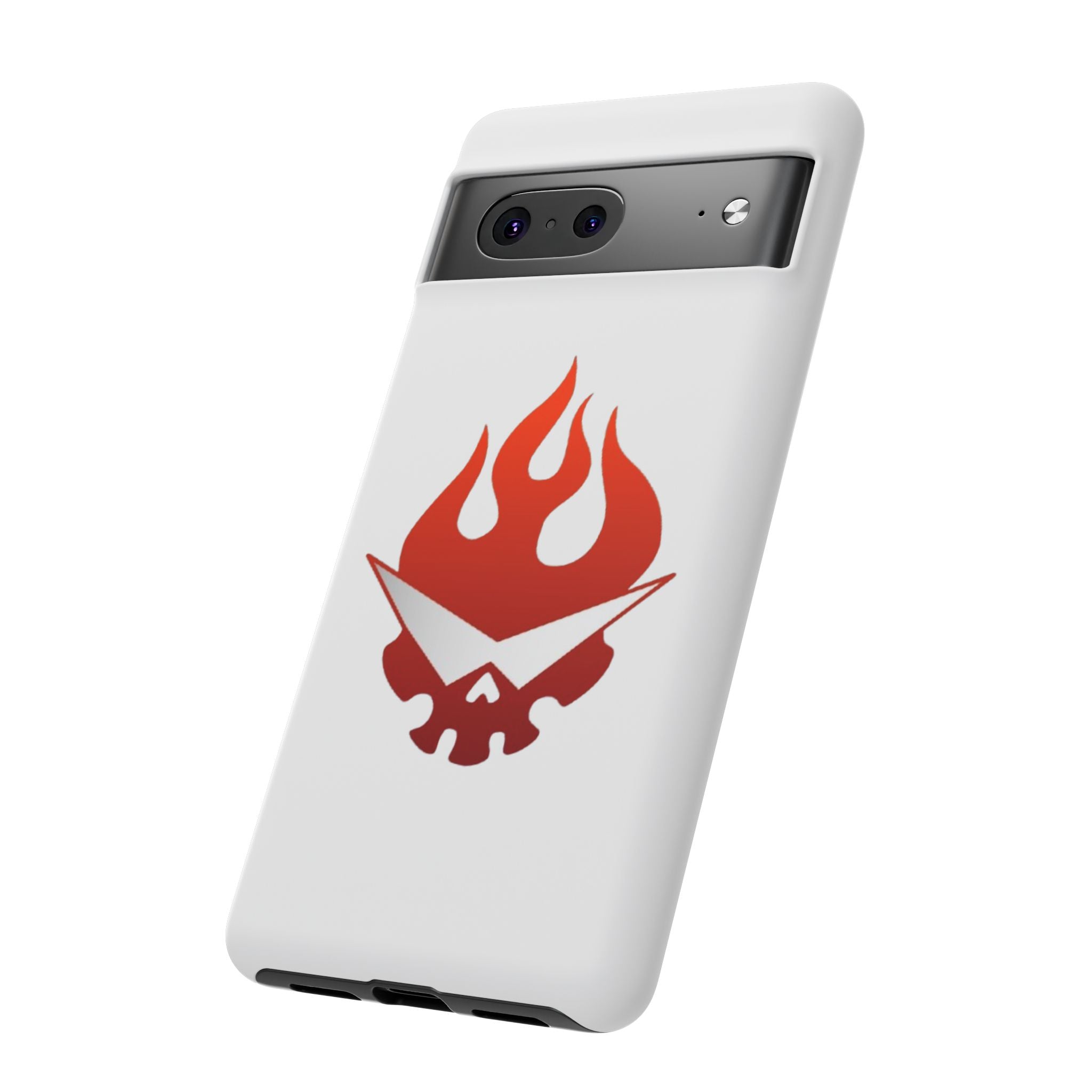 Bold Flame Phone Case, Tough Cases for Daily Protection, Stylish Accessories, Gift for Fire Lovers, Trendy Tech Gear