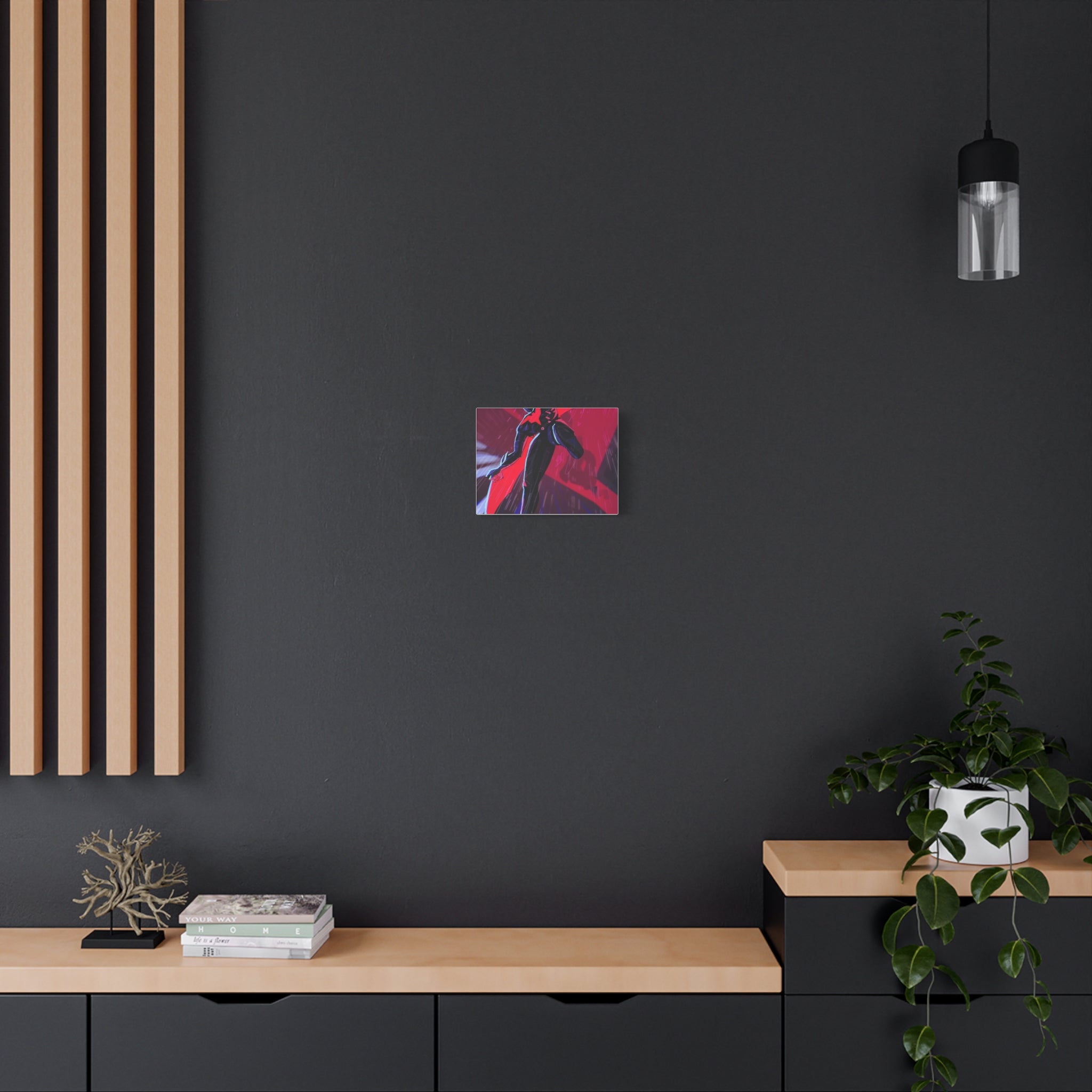 Stretched Canvas Art Print, Gothic Wall Decor, Perfect Gift for Art Lovers, Modern Bedroom Decor, Unique Home Wall Art, Gift for Her