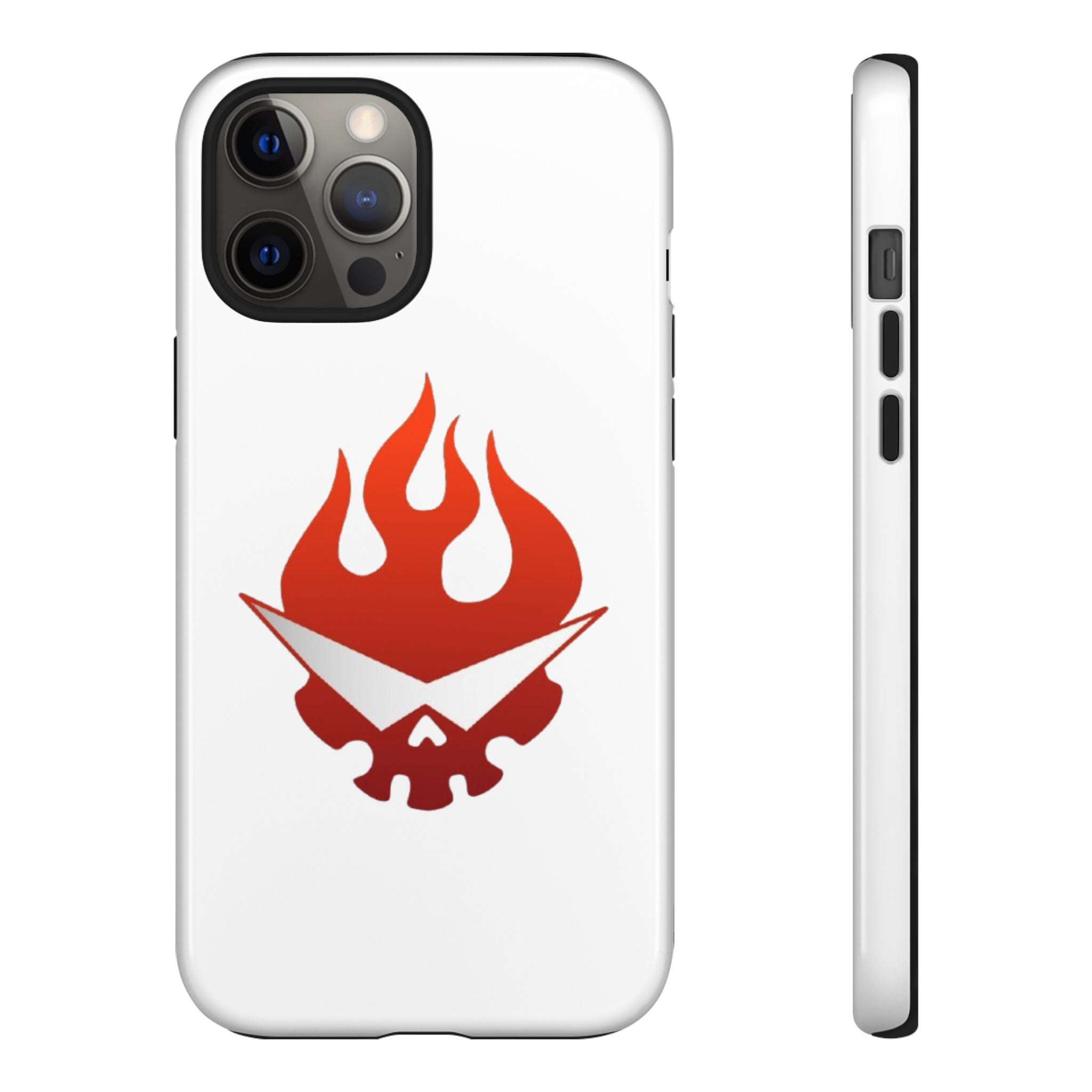 Bold Flame Phone Case, Tough Cases for Daily Protection, Stylish Accessories, Gift for Fire Lovers, Trendy Tech Gear