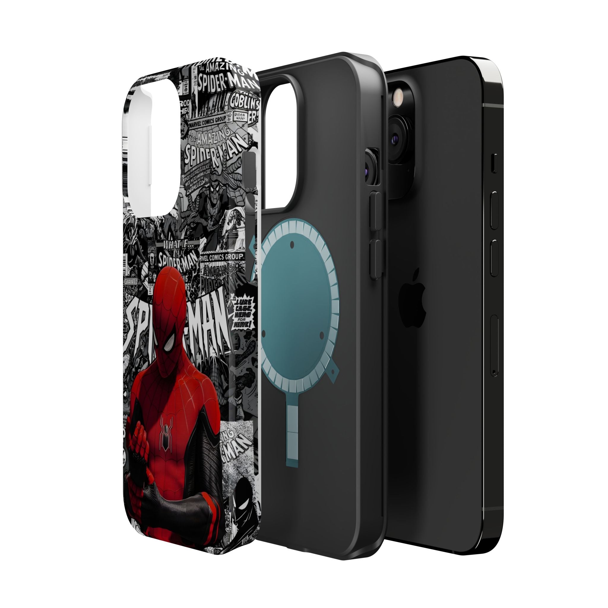 Spider-Man Magnetic Tough Case, Superhero Phone Cover, Gifts for Comic Book Fans, Durable Phone Protection, Kids and Adult Accessories