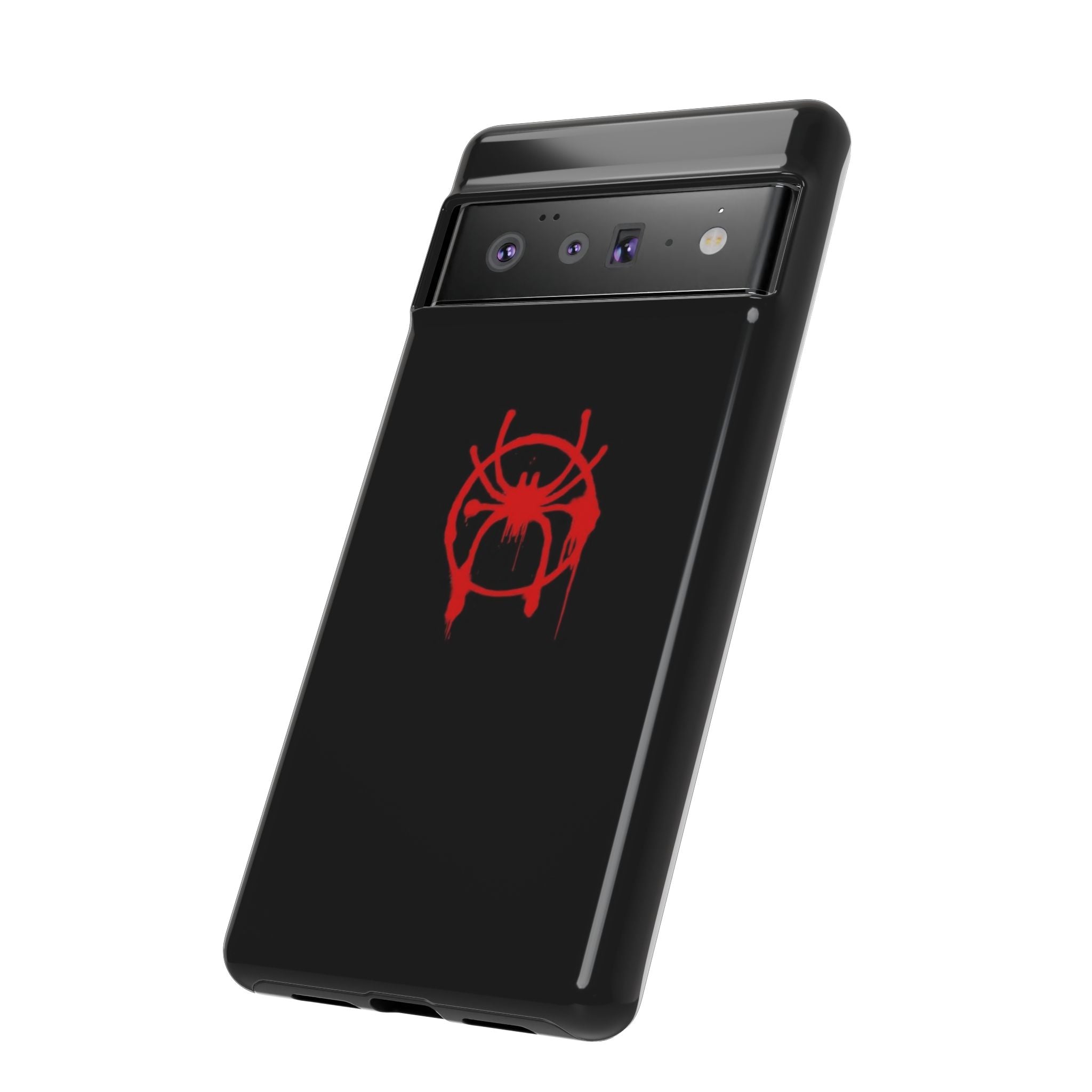 Red Spider Graphic Phone Case, Tough Phone Cover, Custom Mobile Protector, Stylish Gadget Accessory, Gift for Spider Fans