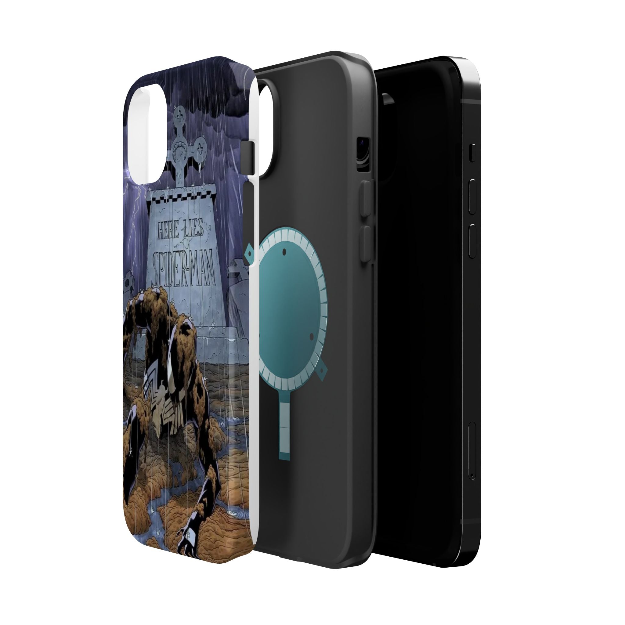 Spiderman Magnetic Phone Cases, Marvel Accessory, Superhero Gift, Phone Protection, Cool Collectible